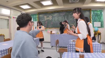 HUNTC-152 3年B组の文化祭の模拟店は透明人间カフェ 私たち女性店员からお客様の姿は一切见えないのでヤリタイ放题です！存分に私たちの体にイタズラ…