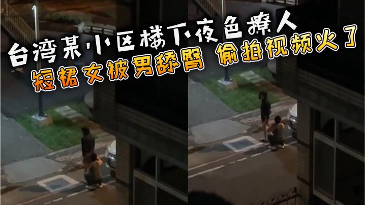 台湾某小区楼下夜色撩人 短裙女被男舔臀 <span style="color: #ff5b82">偷</span><span style="color: #ff5b82">拍</span>视频火了