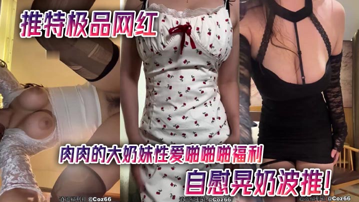 推特极品网红，肉肉的大奶妹性爱啪啪啪福利，<span style="color: #ff5b82">自</span><span style="color: #ff5b82">慰</span>晃奶波推！